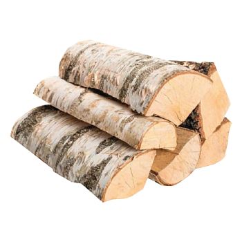 картинка Дрова Березовые 100% естественной влажности валом (объем 2,5м³- газель) от магазина Румлес