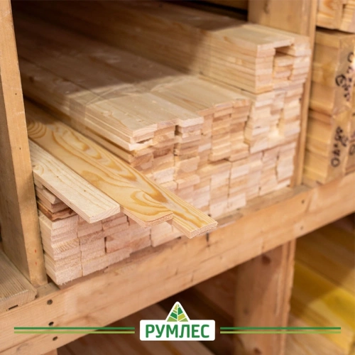 картинка Брусок строганый камерной сушки 10*40*2000мм сорт АВ ель/сосна от магазина Румлес