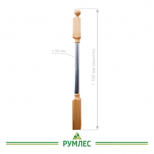 картинка Комбинированный столб № 1 от магазина Румлес