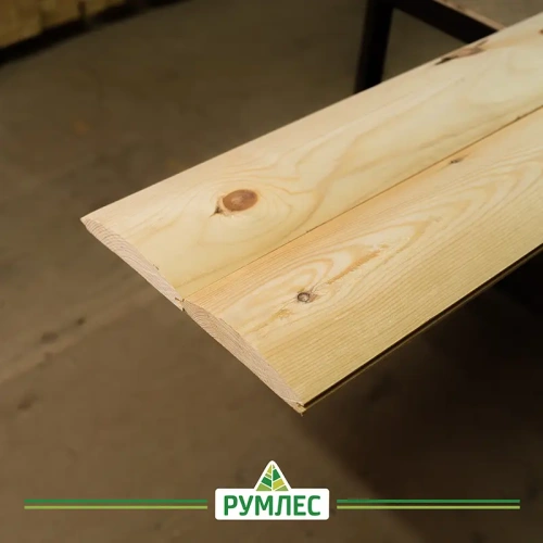 картинка Блок-хаус ель/сосна 27*142(135)*6000мм сорт АВ Архангельск от магазина Румлес