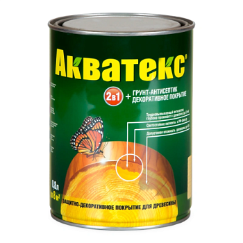 картинка Защитно-декоративный состав Акватекс Ваниль 0.8л от магазина Румлес